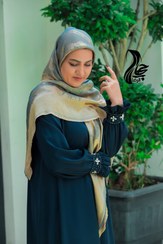 تصویر مانتو عبایی بانو جواهردوزی سایز ۳۸ 