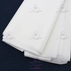 تصویر لایه چسب کاغذی فرانسه سفید 10 یاردی(9.20 متری) 