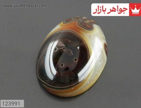 تصویر نگین عقیق باباقوری کد 123991 