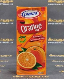 تصویر آبميوه پرتغال يونيکای پاکت 250 ميل UNIKAI مدل Orange Juice ا Unikai 100% Orange Juice No Sugar 250ml Unikai 100% Orange Juice No Sugar 250ml