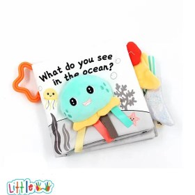 تصویر کتاب پارچه‌ای مدل هشت پا برای نوزادان 