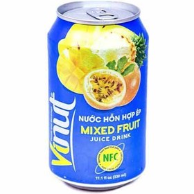 تصویر نوشیدنی قوطی آبمیوه Vinut مدل Mixed Fruit حجم 330 میلی لیتر 