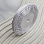 تصویر ربان نیم سانتی سفید 