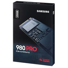 تصویر اس اس دی 250 گیگابایت سامسونگ مدل PRO 980 PCIe 4.0 NVMe M.2 Samsung 980 PRO 250GB PCIe 4.0 NVMe M.2 Internal SSD