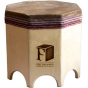 تصویر طبلک چوبی فیدا رنگ پتینه 