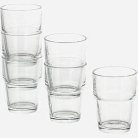 تصویر لیوان 170 سی سی ایکیا بسته 6 عددی مدل REKO IKEA ا REKO Glass clear glass 17 cl REKO Glass clear glass 17 cl