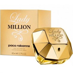 تصویر ادو پرفیوم اورجینال زنانه لیدی میلیون پاکو رابان مدل Lady Million حجم 80 میلی لیتر Paco Rabanne Lady Million Eau De Parfum For Women 80ml