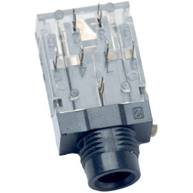 تصویر کانکتور مادگی فیش میکروفن مدل استریو کد MD-MI3 