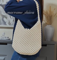 تصویر کیف مکرومه مدل توت بگ 