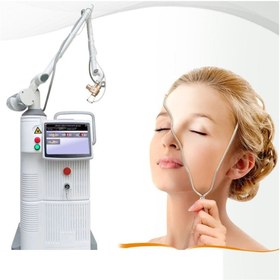 تصویر دستگاه لیزر c02 فرکشنال تیوب شیشه ای ایستاده Fotona Fractional Co2 