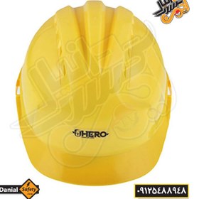 تصویر کلاه ایمنی Hero مدل Juli زرد 