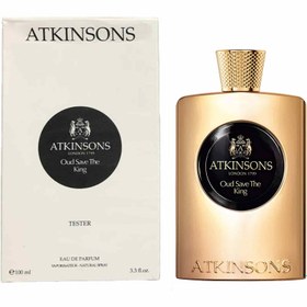 تصویر تستر ادو پرفیوم زنانه هر مجستی د عود 100میل اتکینسونز Atkinsons Her Majesty The Oud Eau De Parfum Tester For Women 100ml