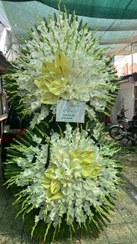 تصویر تاج گل ۲طبقه ختمی 