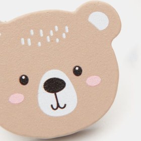 تصویر دستگیره چوبی تدی قهوه ای 