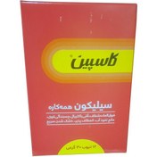 تصویر چسب سیلیکون شفاف ۳۰ گرم کاسپین بسته ۱۲ عددی 