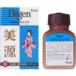 تصویر حنای ابرو بیگن مدل Bigen Powder Hair Dye Dark Brown C Bigen Powder Hair Dye Dark Brown C‏