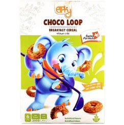 تصویر غلات صبحانه الفی حلقه کاکائویی 300 گرمی_Elfi 