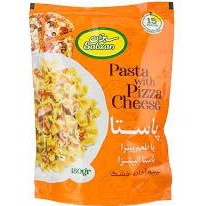 تصویر پاستا با طعم پنیر پیتزا سبزان وزن 180 گرم 