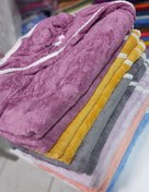 تصویر حوله نوزادی کلاه دارپولیشی اصل 