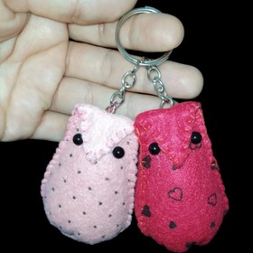 تصویر دسته کلید طرح جغد نمدی( پس کرایه) 