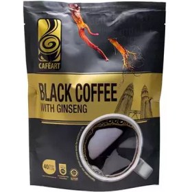 تصویر قهوه فوری جینسینگ دار بلک گلد کافه آرت 40 عددی Instant Coffee With Black Gold - 40gins