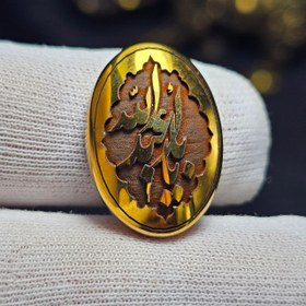 تصویر نگین سنگ حدید صینی معدنی کد 37283 