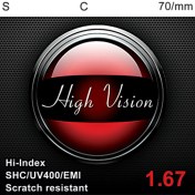 تصویر عدسی فشرده 1.67 هایویژن 