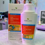 تصویر ضدآفتاب کودک حاوی شیر بیوبالانس spf50 