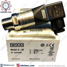 تصویر پرشر ترانسمیتر ویکا WIKA مدل S-20 