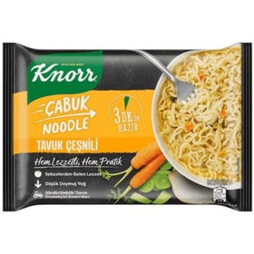 تصویر نودل فوری کنور Knorr Tavuk Çeşnili با چاشنی مرغ 66 گرم 