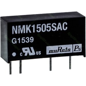 تصویر مبدل ولتاژ موراتا 400 میلی آمپر MURATA NMK1505SAC DC/DC IN:15V OUT:5V 