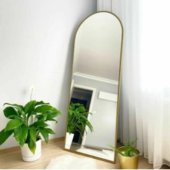 تصویر آینه دکوراتیو گنبدی فلزی مدل ۱۸۰ 