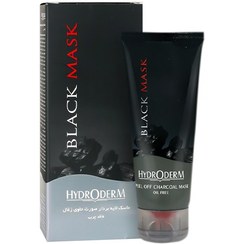 تصویر ماسک لایه بردار صورت حاوی زغال فعال و اسید سالیسیلیک هیدرودرم فاقد چربی حجم ۶۰ میل 