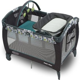 تصویر تخت و پارک گراکو مدل Reversible Napper Boden Graco Pack 'n Play Playard with Reversible Napper and Changer - Boden