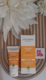 تصویر کرم ضدآفتاب پوست خشک سلنس Celenes Sunscreen cream spf 50