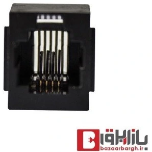خرید و قیمت سوکت تلفن RJ11 مادگی 4 پایه صاف | ترب