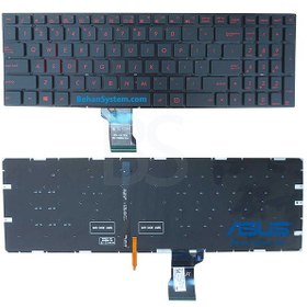 تصویر کیبورد لپ تاپ ASUS ROG GL702 / GL702V / GL702Z 