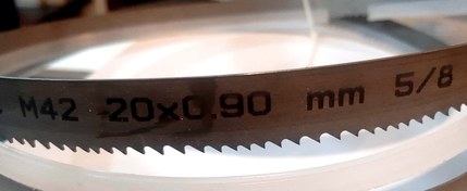 تصویر تیغ اره نواری فولادبر 20*5/8*2360 - 4/6*0/9*20 band saw blades