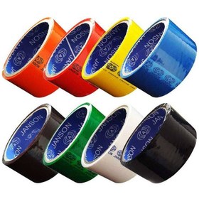 تصویر چسب پهن رنگی Janson 5cm 