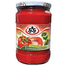 تصویر یک و یک کنسرو رب گوجه فرنگی700گرمی شیشه 