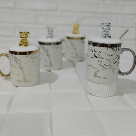 تصویر ماگ خرسی سرامیکی 