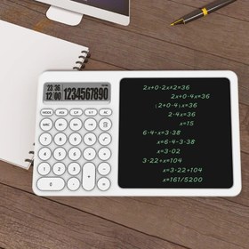 تصویر کاغذ دیجیتال هوشمند به همراه ماشین حساب مدل J01 شیائومی - زرد Calculator Writing Tablet For Office And Study