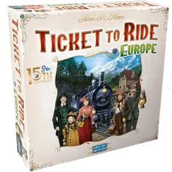 تصویر بازی فکری تیکت تو راید اروپا Ticket to Ride: Europe