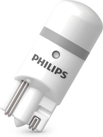 تصویر لامپ آریایی LED PHILIPS اورجینال نور سفید Philips Ultinon Pro6000 W5W T10 LED Car Light with Road Legal, 6000K, Model-Specific Approval as Parking Light/Position Light, Universal Use in Vehicle Interior