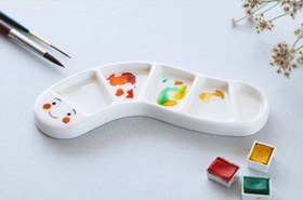 تصویر پالت سرامیکی کرم 