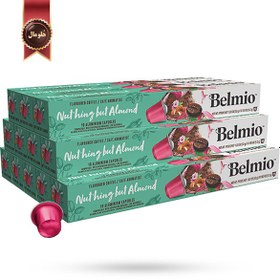 تصویر 12 بسته کپسول قهوه بلمیو belmio مدل هیچی جز بادام Nut'hing but Almond پک 10 تایی 