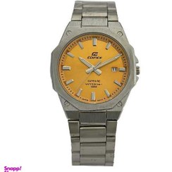 تصویر ساعت مچی مردانه کاسیو مدل EFR-S10807 بند استیل صفحه زرد 