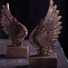 تصویر نگهدارنده کتاب طرح بال فرشته مجموعه ۲ عددی 