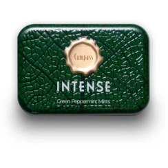 تصویر خوشبوکننده دهان با طعم نعنا کمپاس چرمی ۵۰ عددی | Compass Intense 