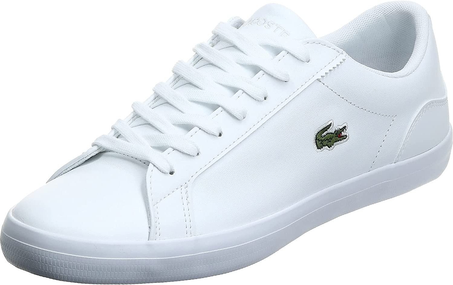 Lacoste Lerond BL 2 Canvas Lace Up Trainer White